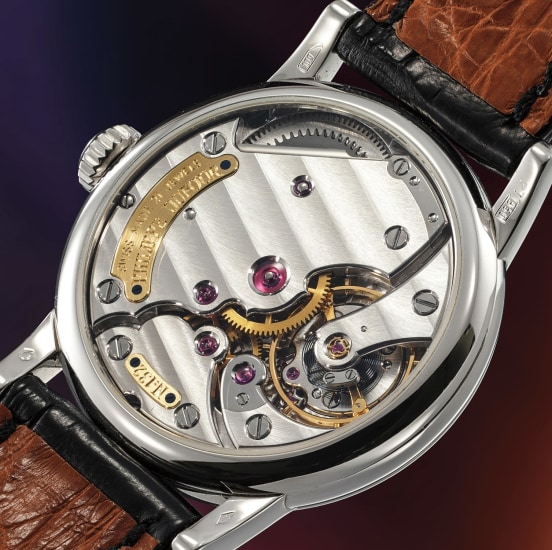 Philippe Dufour Simplicity  caseback and movement's view